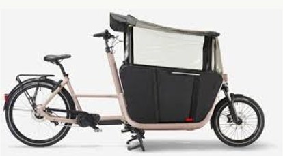 Lastenrad mit Kabine